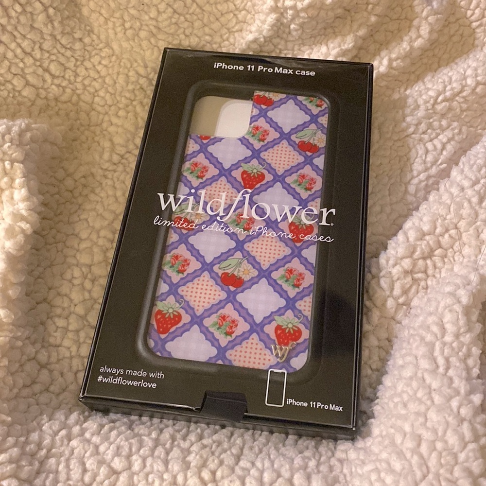 This is the Wildflower “Berry Jam” case for the IPhone 11 Pro Max.